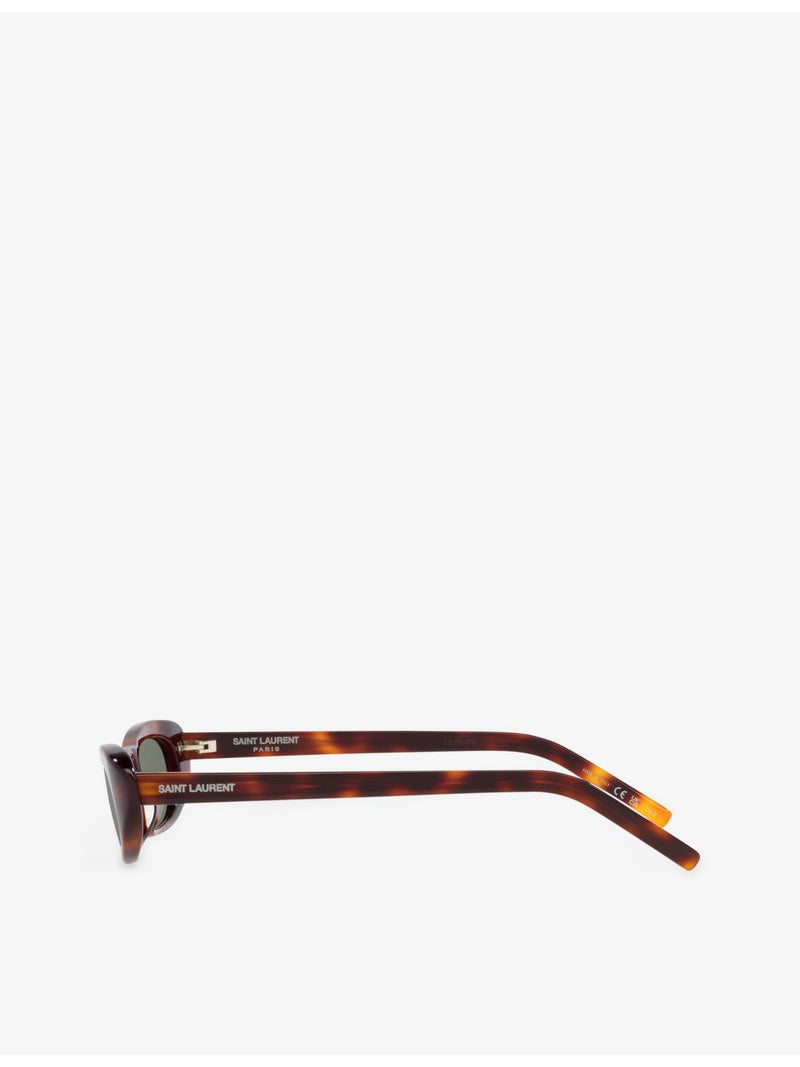 Saint Laurent SL557 rectangular acetate sunglasses, UK version