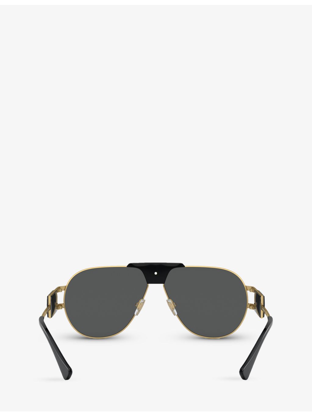 Versace VE2252 aviator-frame steel sunglasses - British product