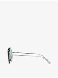 Tiffany & Co. TF3091 round-frame metal sunglasses - British product