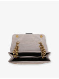 Kurt Geiger London Kensington woven cross-body bag in houndstooth (British brand)