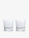 Christofle Iriana crystal lowball tumblers set of two 240ml (British brand)