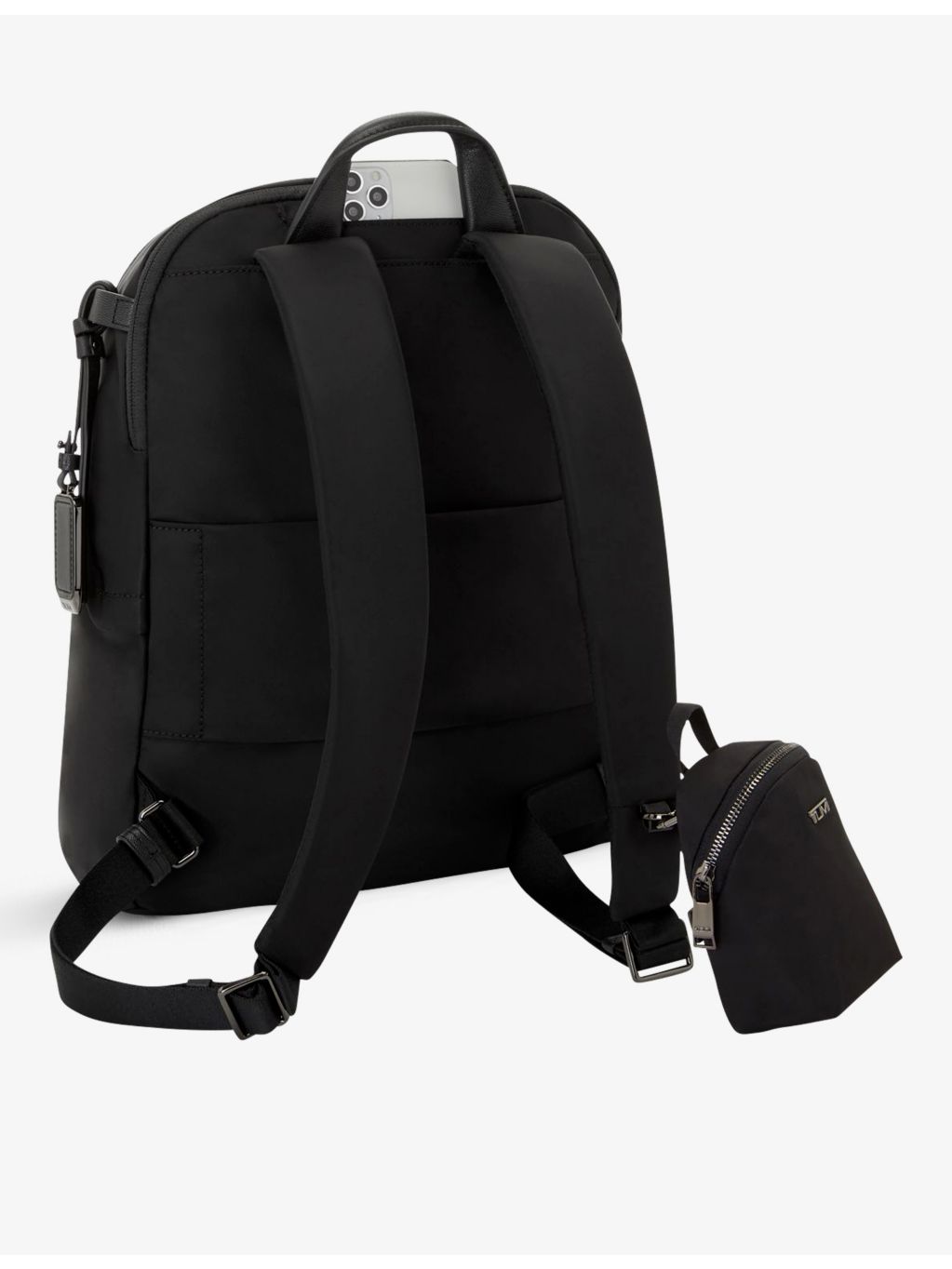 Tumi Halsey zip-pocket nylon backpack - British product