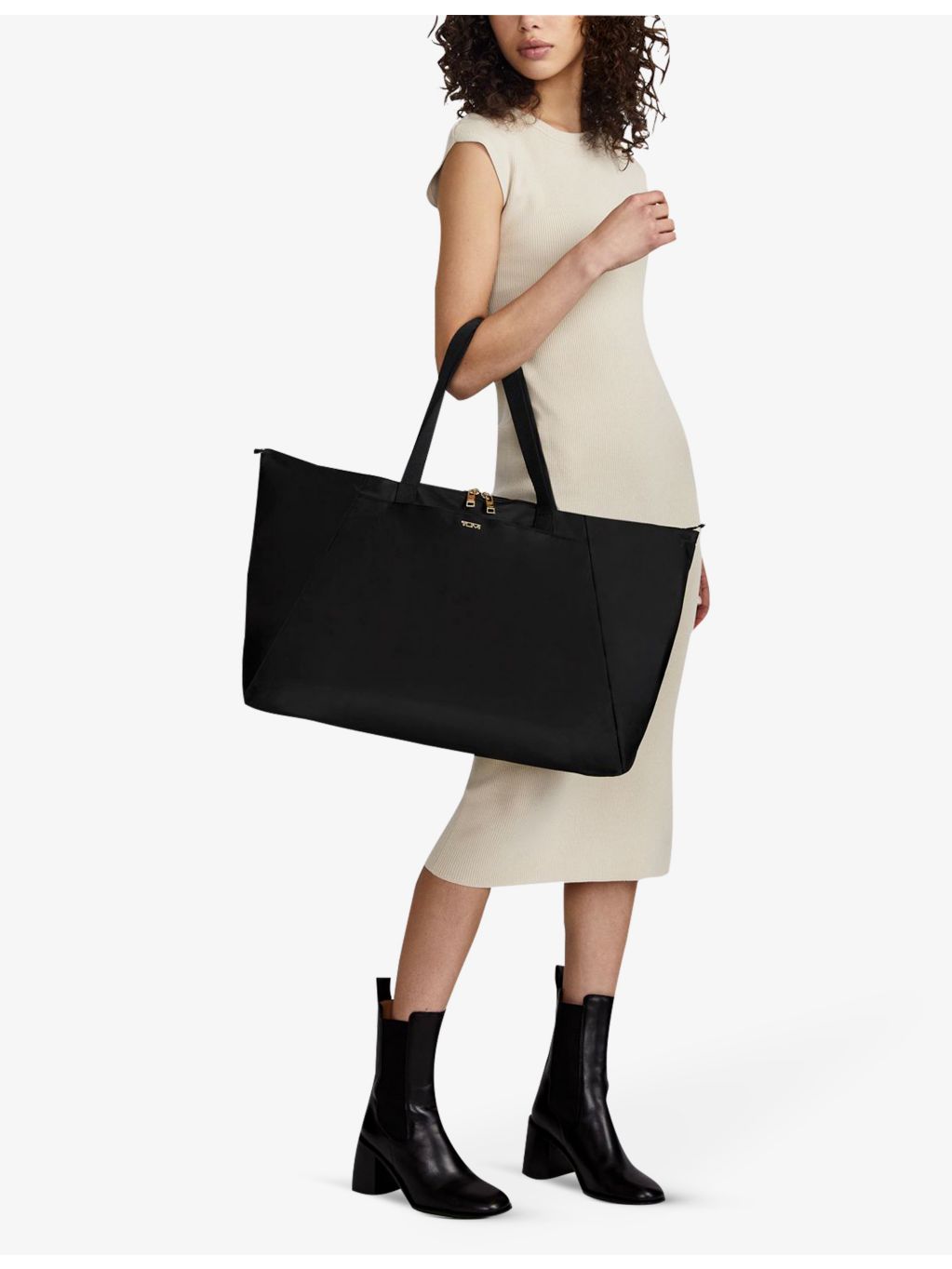 TUMI double-zip nylon tote 35.5cm, imported from the UK