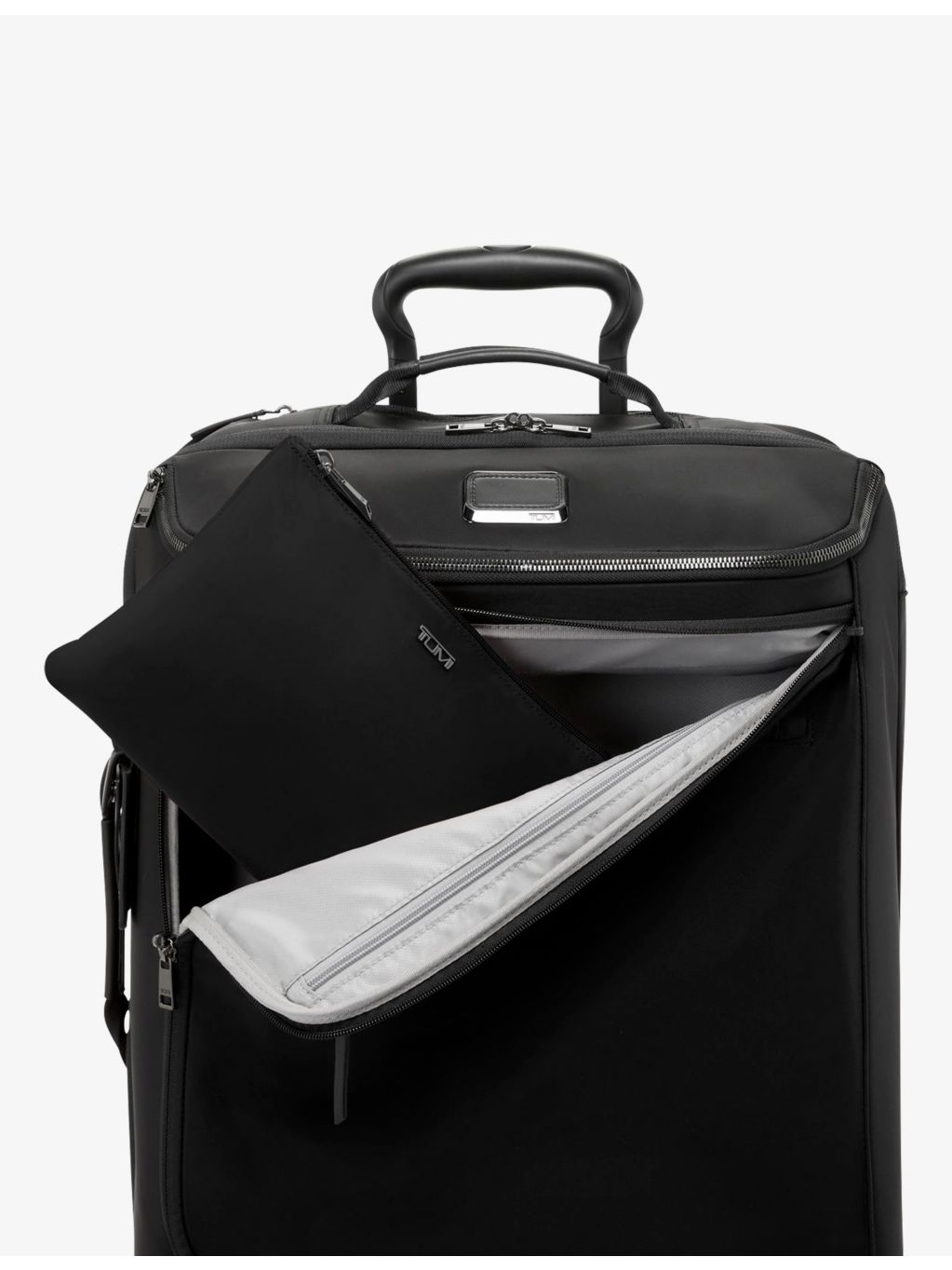 TUMI Just In Case double-zip nylon tote, imported from the UK