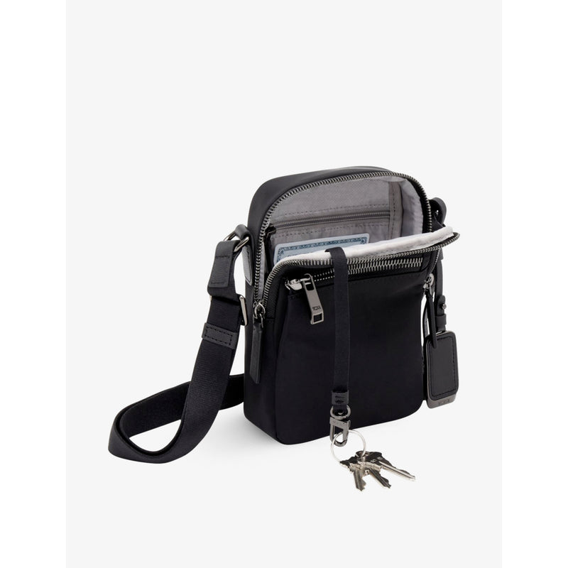 TUMI crossbody bag Persia double-zip nylon, imported from the UK