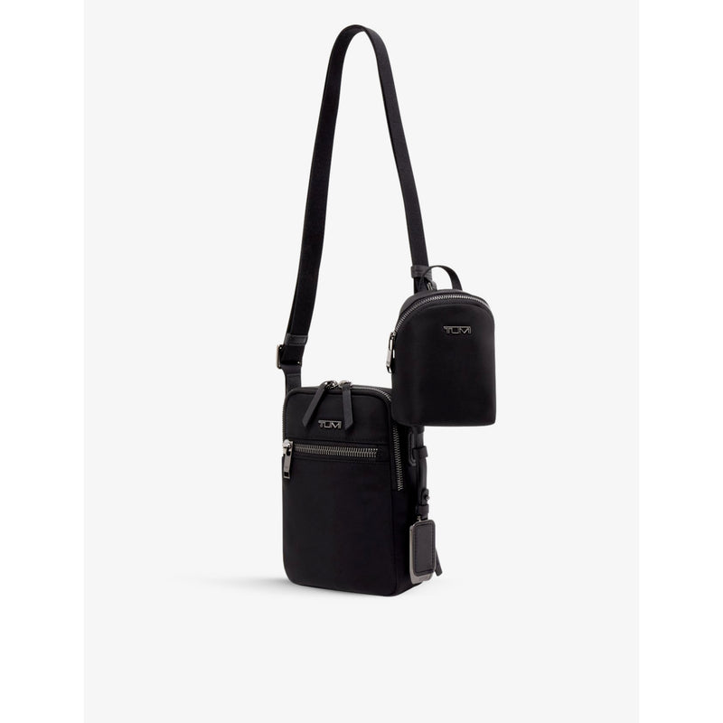 TUMI crossbody bag Persia double-zip nylon, imported from the UK