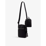 TUMI crossbody bag Persia double-zip nylon, imported from the UK