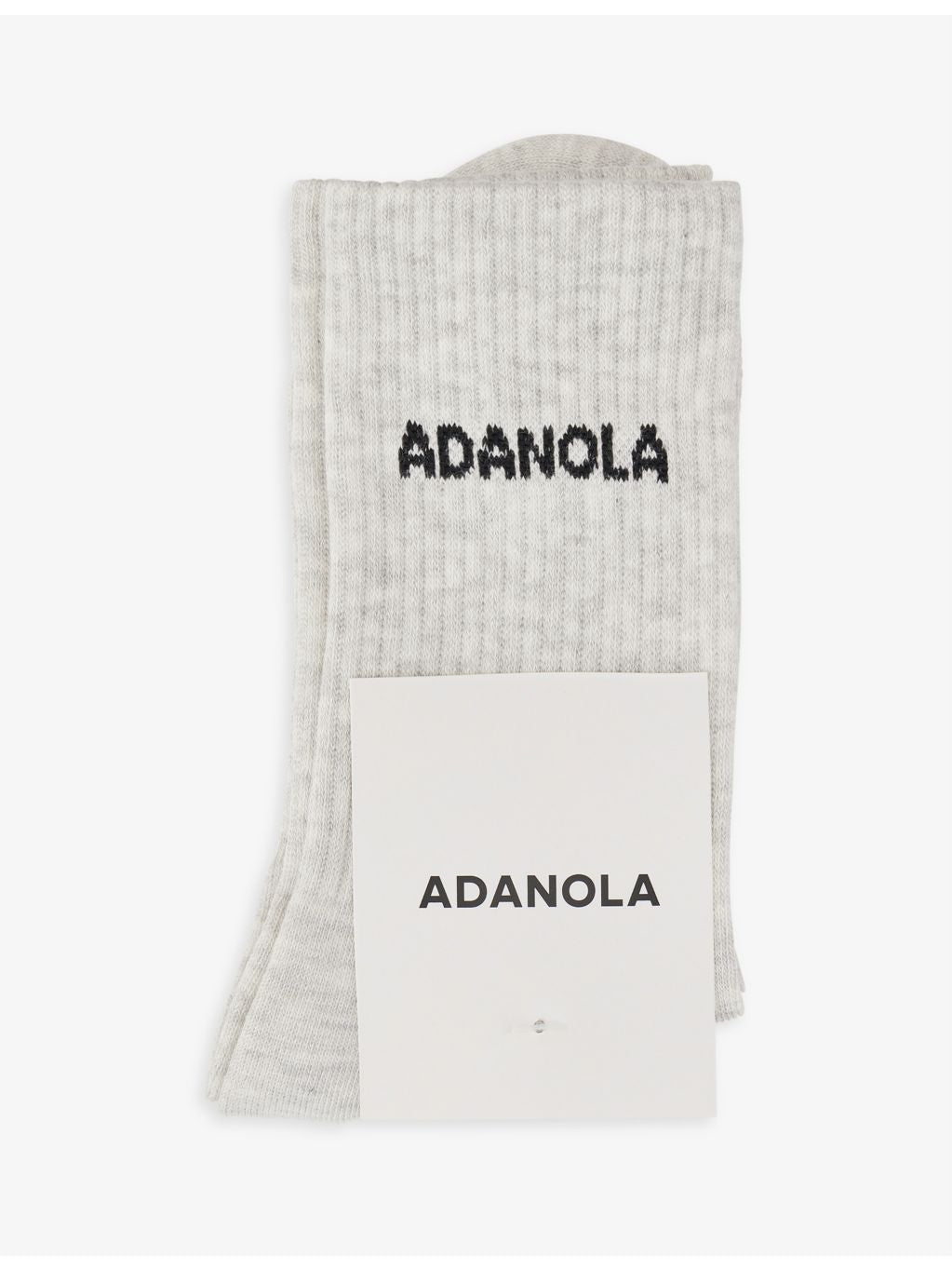 Adanola logo-intarsia ribbed stretch-bamboo blend socks, UK version