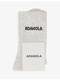 Adanola logo-intarsia ribbed stretch-bamboo blend socks, UK version
