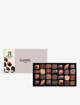 Michel Cluizel chocolate bonbons Noir & Lait set of 28 (British brand)