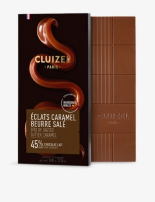Michel Cluizel Caramel Beurre 45% milk chocolate bar 100g (British brand)