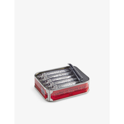 selfridges Michel Cluizel Sardine-Shaped Milk Chocolates Tin of Five- Buy online at McGrocer
