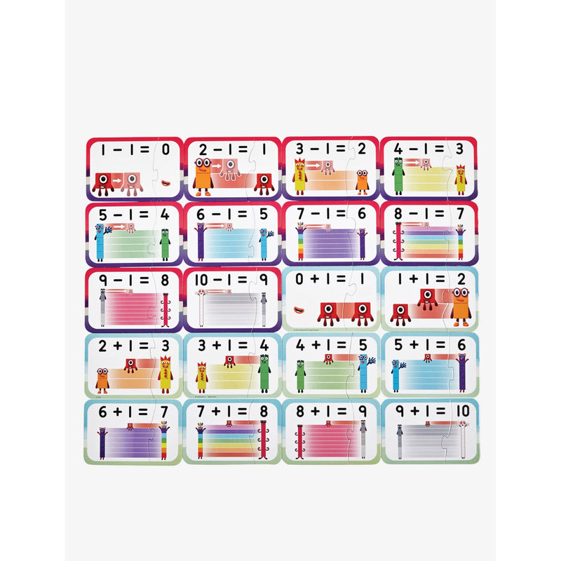 Numberblocks adding and subtracting puzzle set - British product