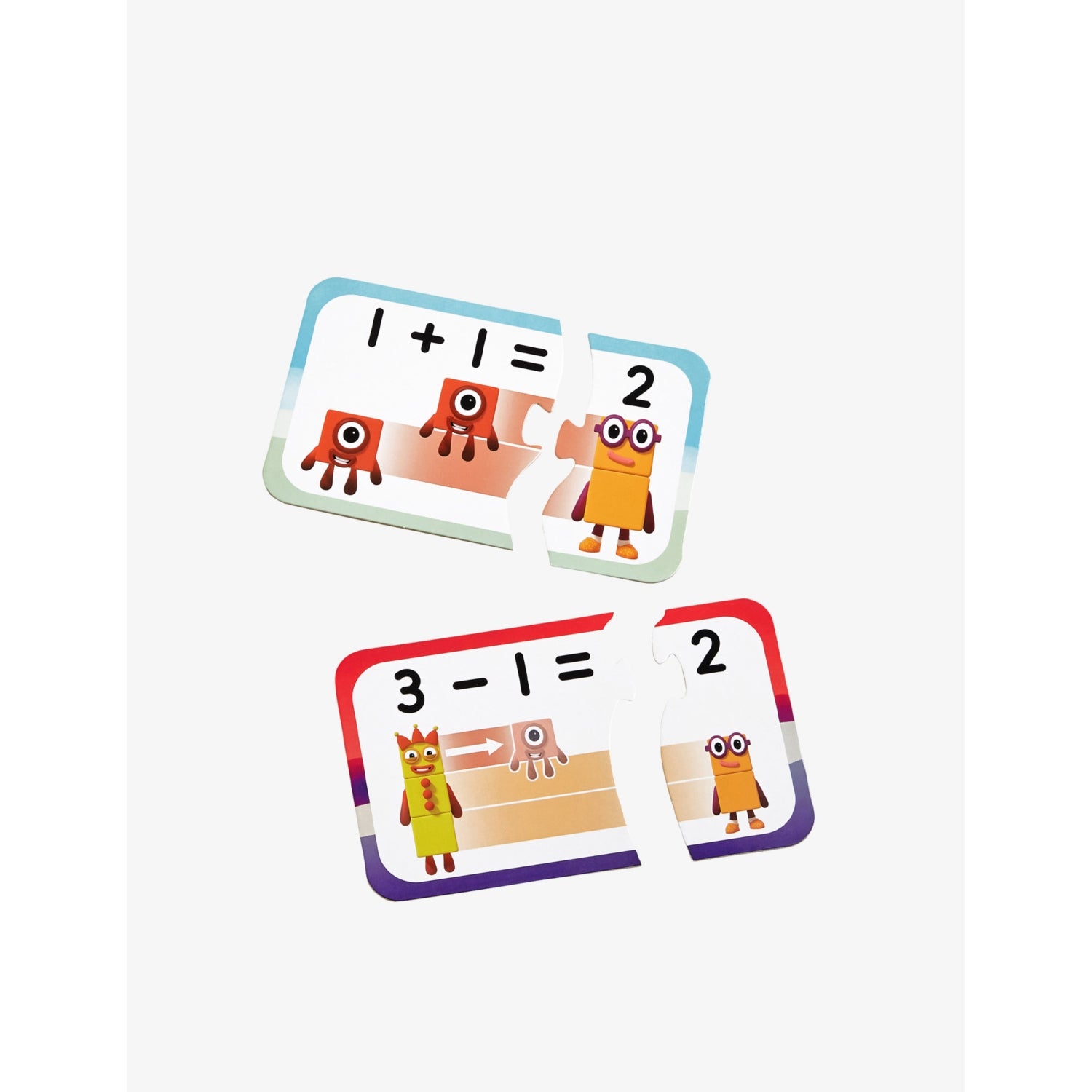 Numberblocks adding and subtracting puzzle set - British product