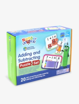 Numberblocks adding and subtracting puzzle set - British product