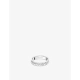 Quatre Radiant Edition 18ct white-gold and 0.24ct diamond ring - K