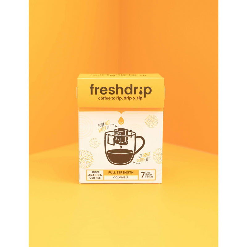 Freshdrip Columbia full-strength coffee filters 70g, UK version