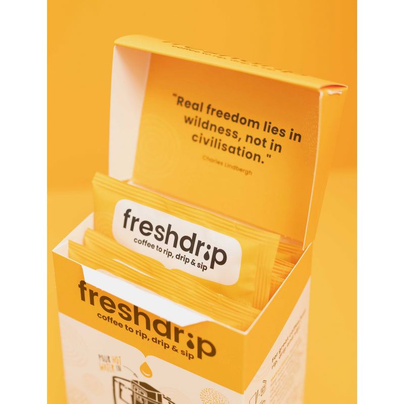 Freshdrip Columbia full-strength coffee filters 70g, UK version