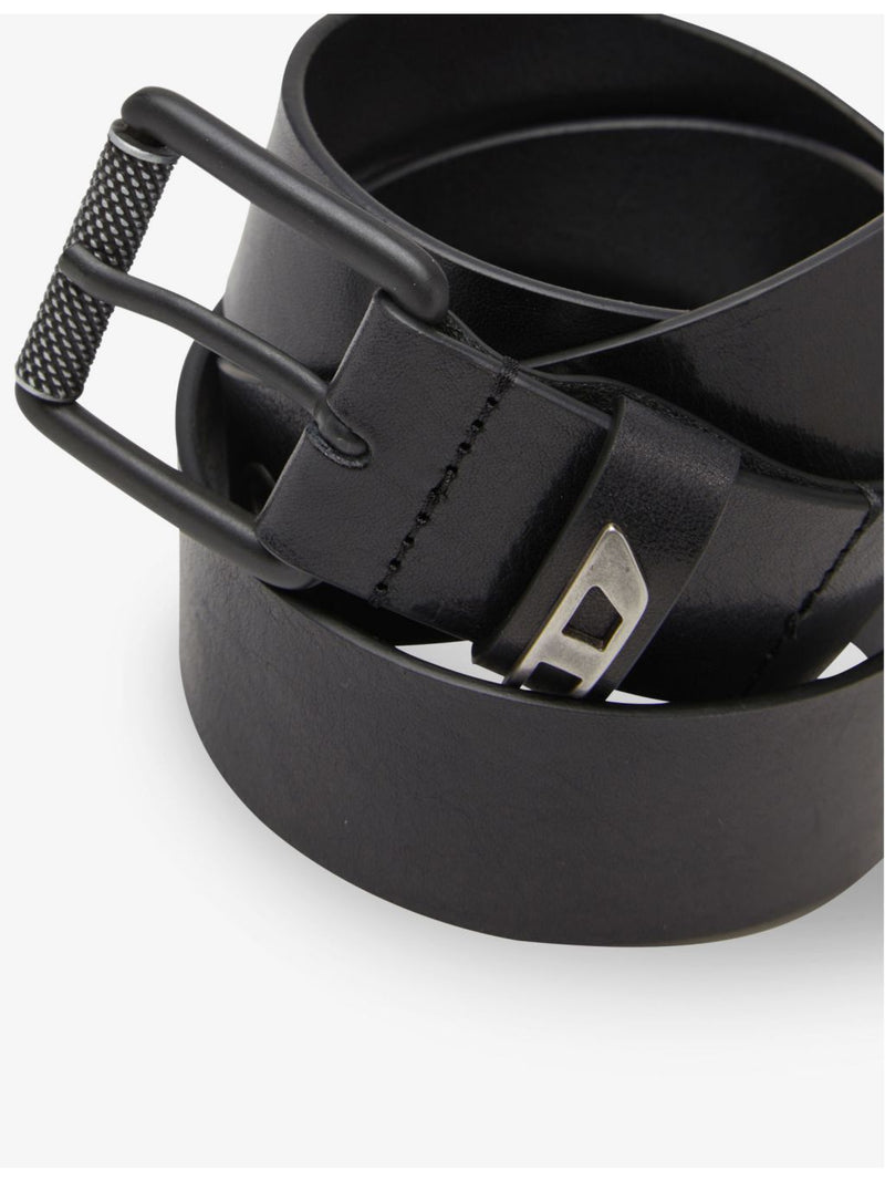 Diesel B-Dave ii monogram leather belt, UK version
