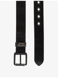 Diesel B-Dave ii monogram leather belt, UK version