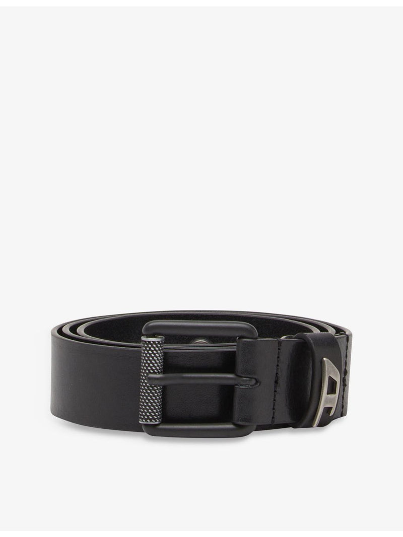 Diesel B-Dave ii monogram leather belt, UK version