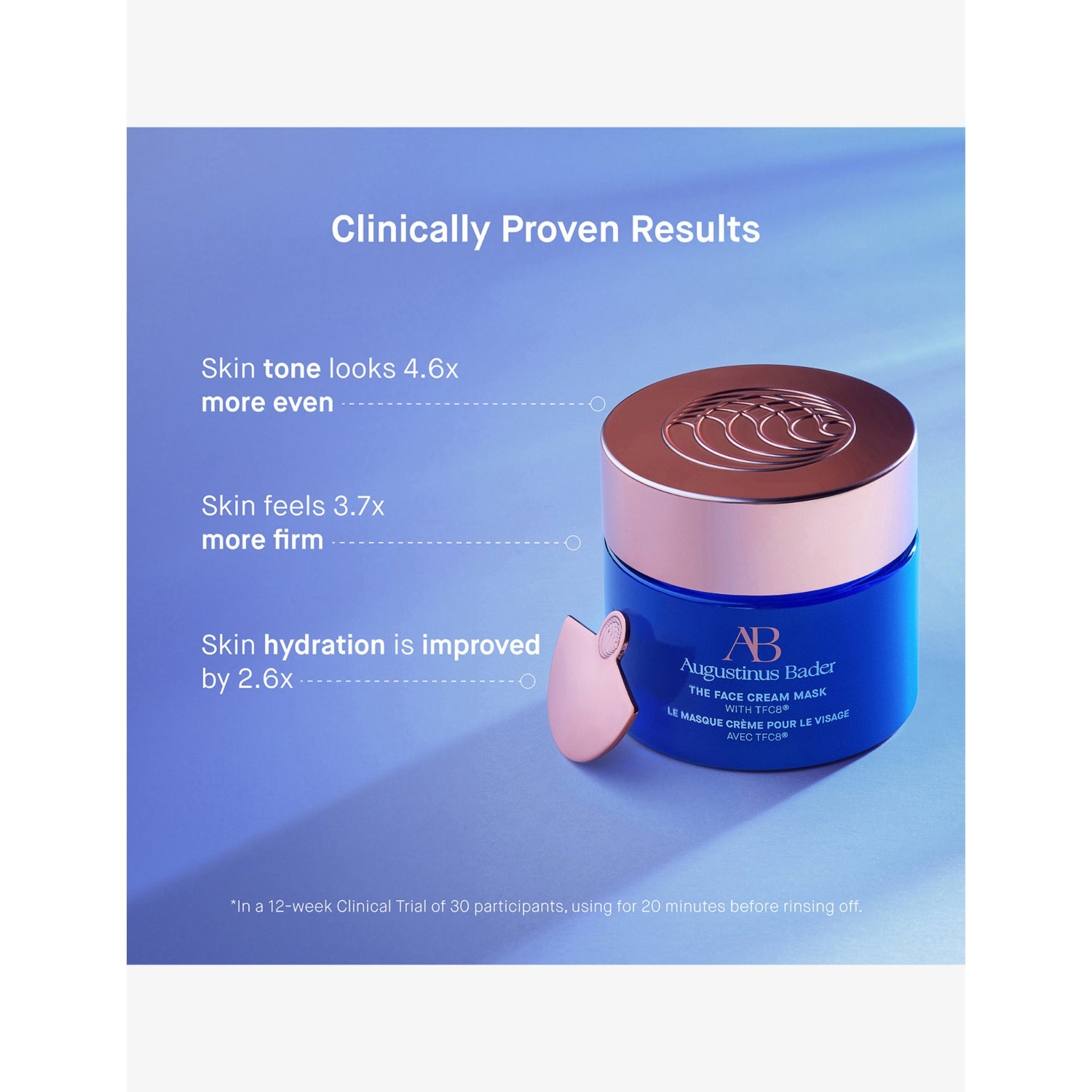 Augustinus Bader face cream mask refillable 50ml (British brand)