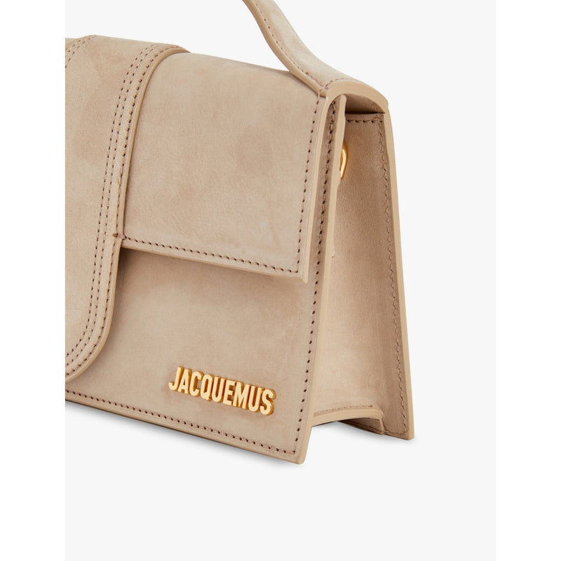 Jacquemus Le Grand Bambino top-handle leather bag, imported from the UK