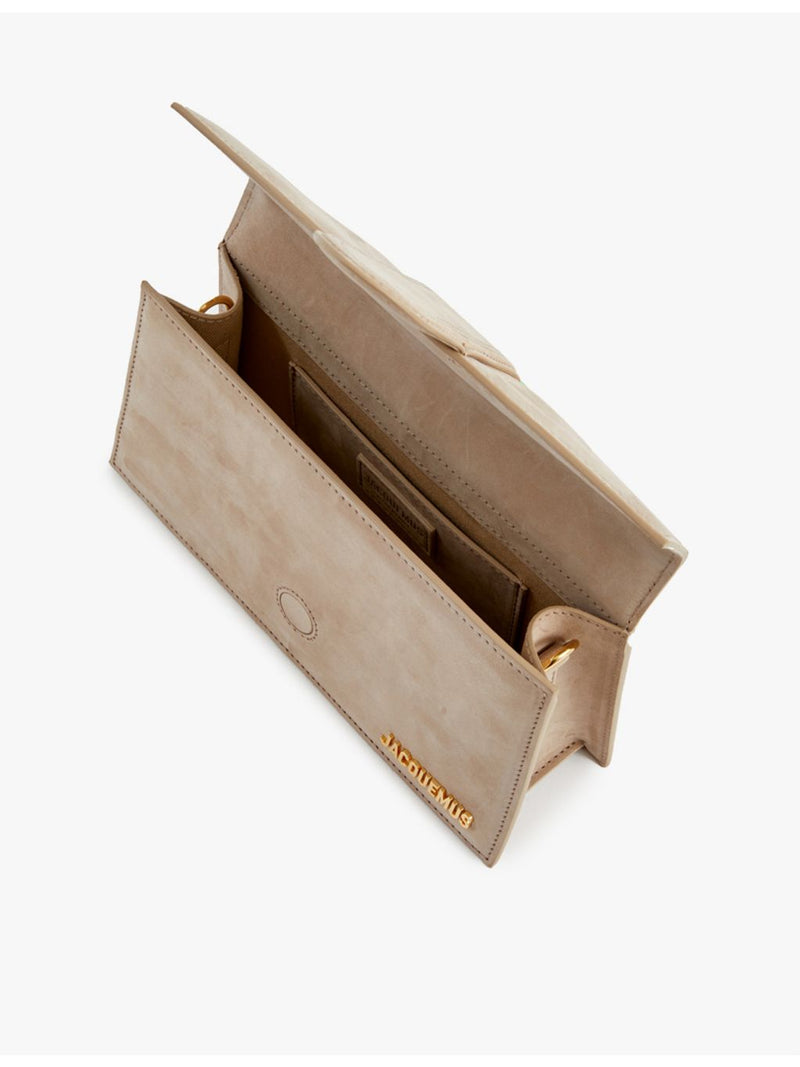 Jacquemus Le Grand Bambino top-handle leather bag, imported from the UK