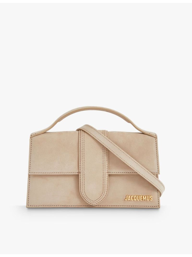 Jacquemus Le Grand Bambino top-handle leather bag, imported from the UK