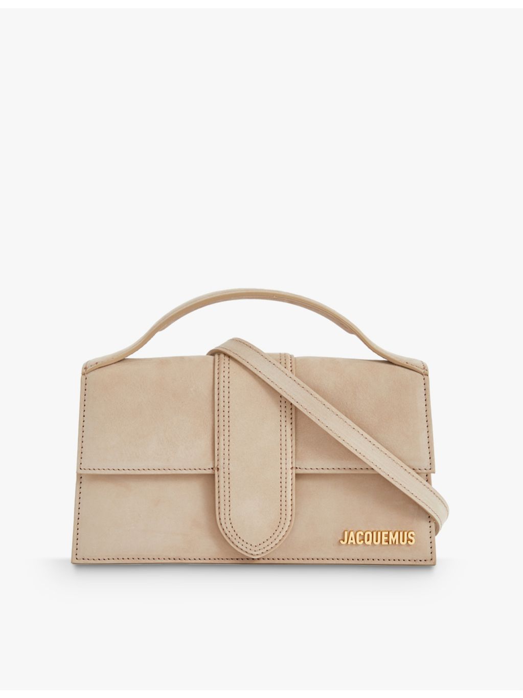 Jacquemus Le Grand Bambino top-handle leather bag, imported from the UK