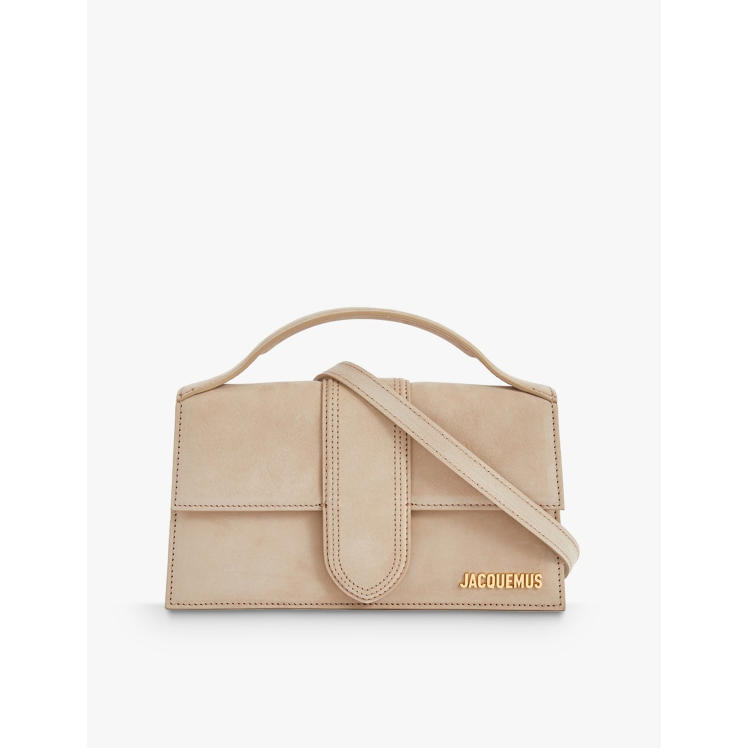 Jacquemus Le Grand Bambino top-handle leather bag, imported from the UK