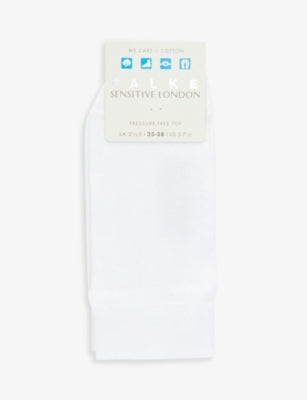 FALKE Sensitive London Ankle-Rise Stretch-Cotton Socks