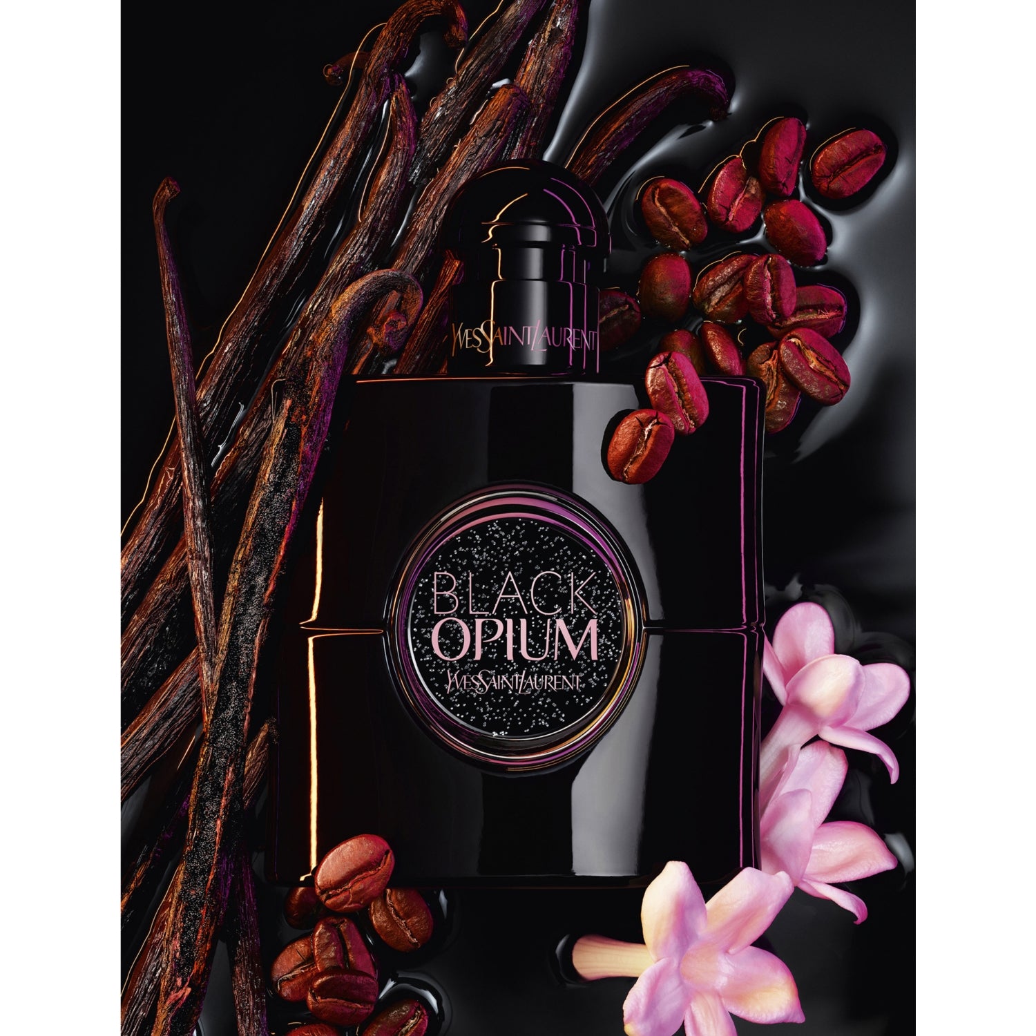 Yves Saint Laurent Black Opium le parfum, imported from the UK