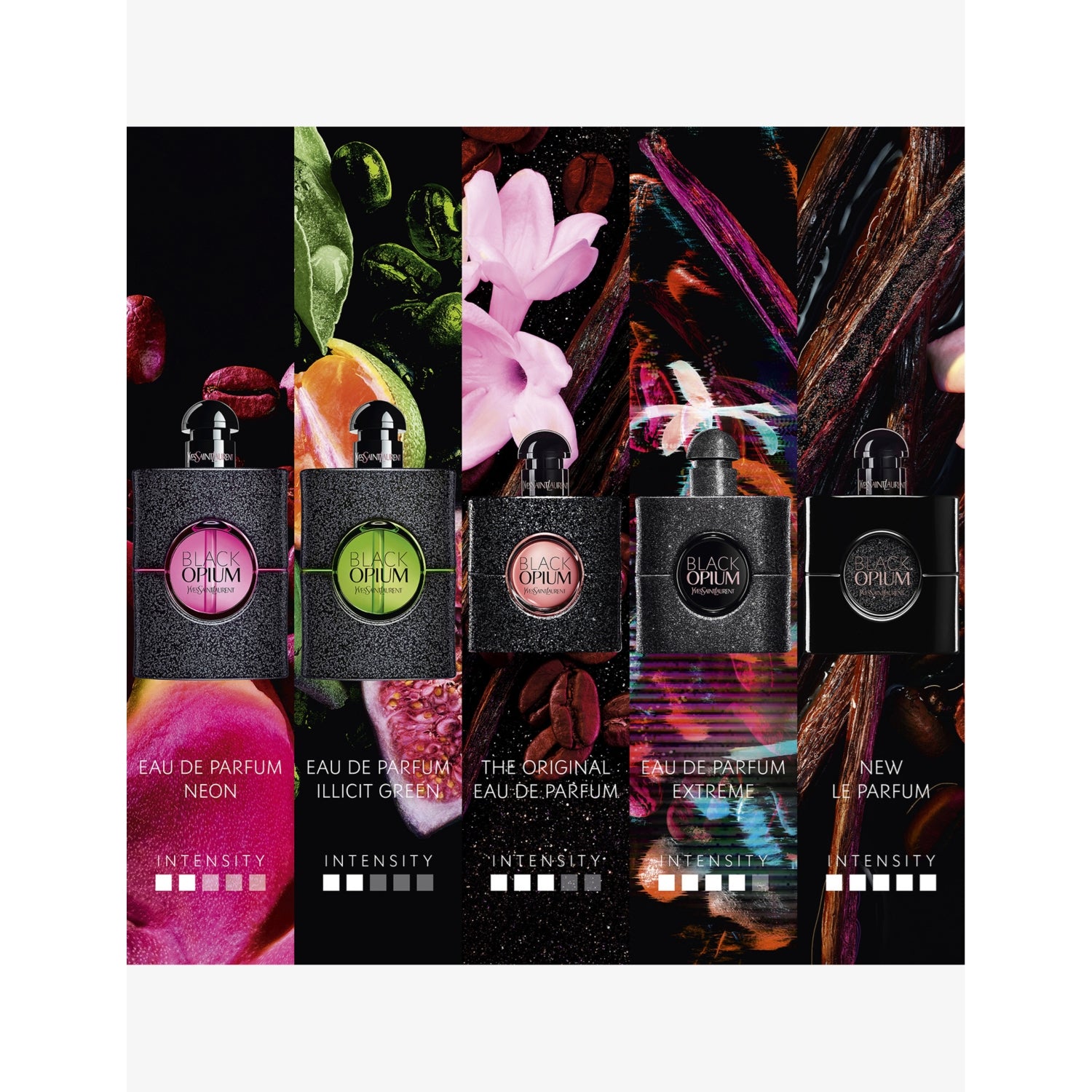 Yves Saint Laurent Black Opium le parfum, imported from the UK