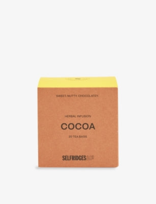 Selfridges Selection cocoa tea bags pack of 20, imported from the UK