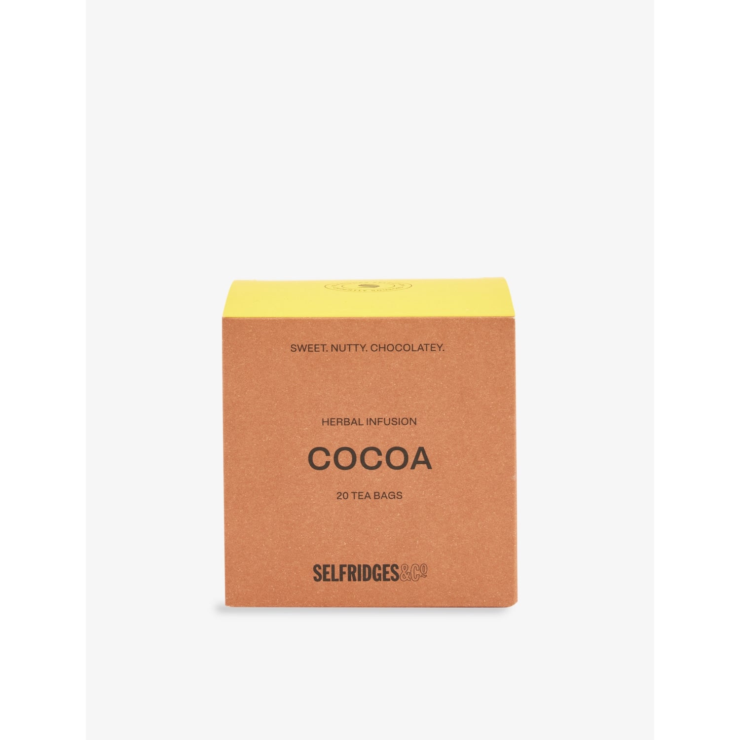 Selfridges Selection cocoa tea bags pack of 20, imported from the UK