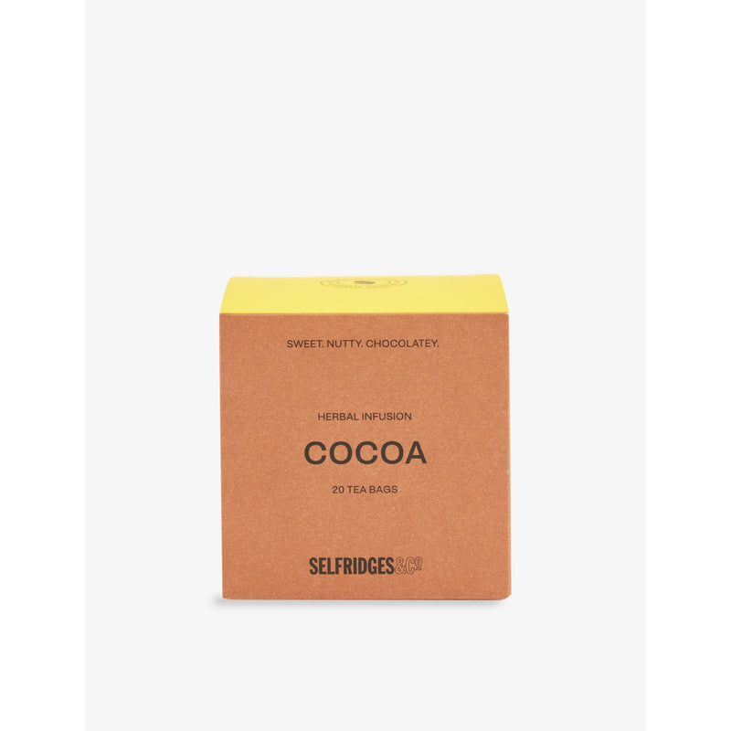 Selfridges Selection cocoa tea bags pack of 20, imported from the UK