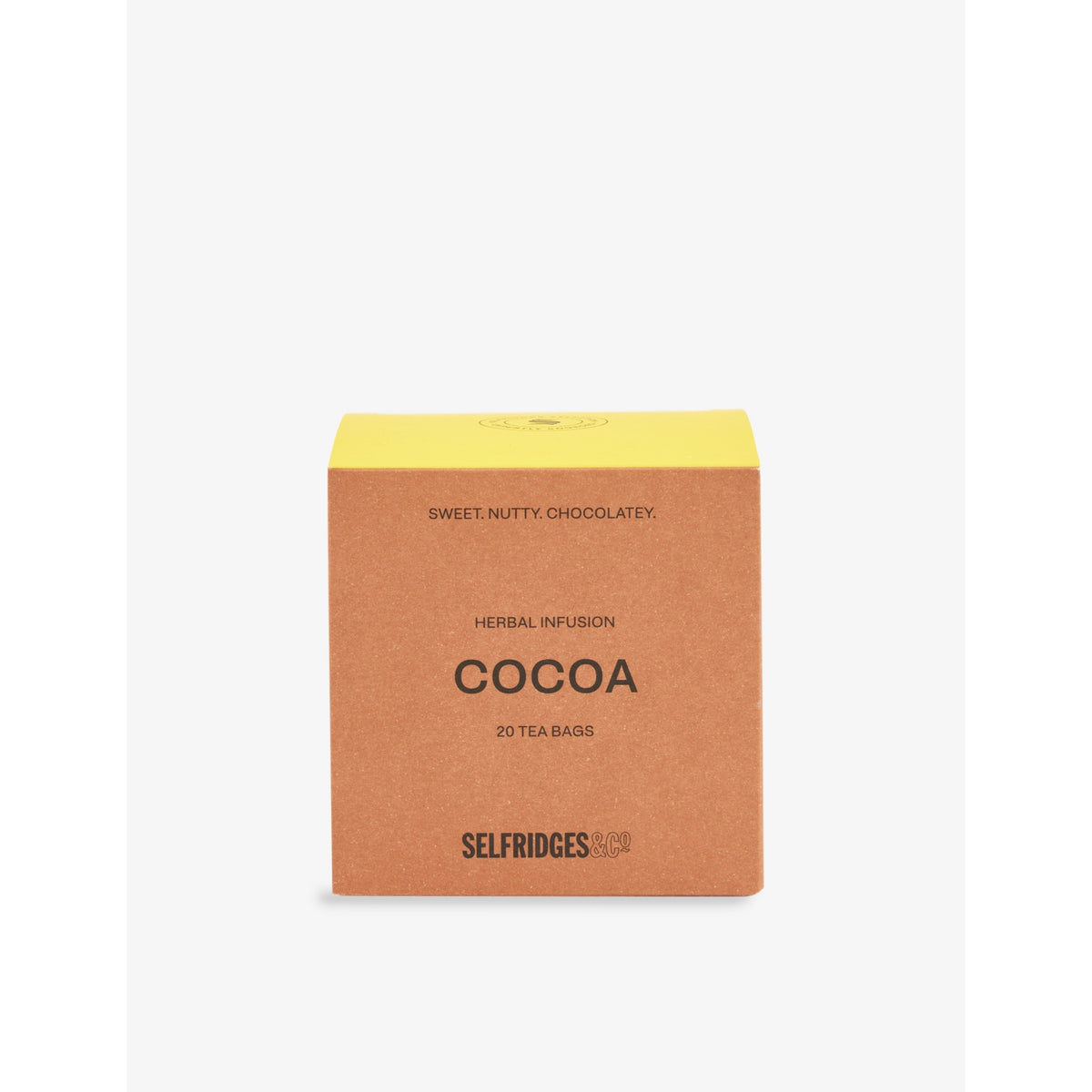 Selfridges Selection cocoa tea bags pack of 20, imported from the UK