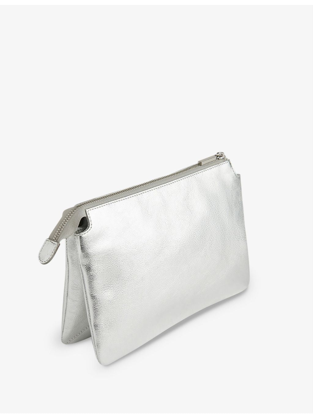 Whistles Elita metallic leather clutch bag - British product