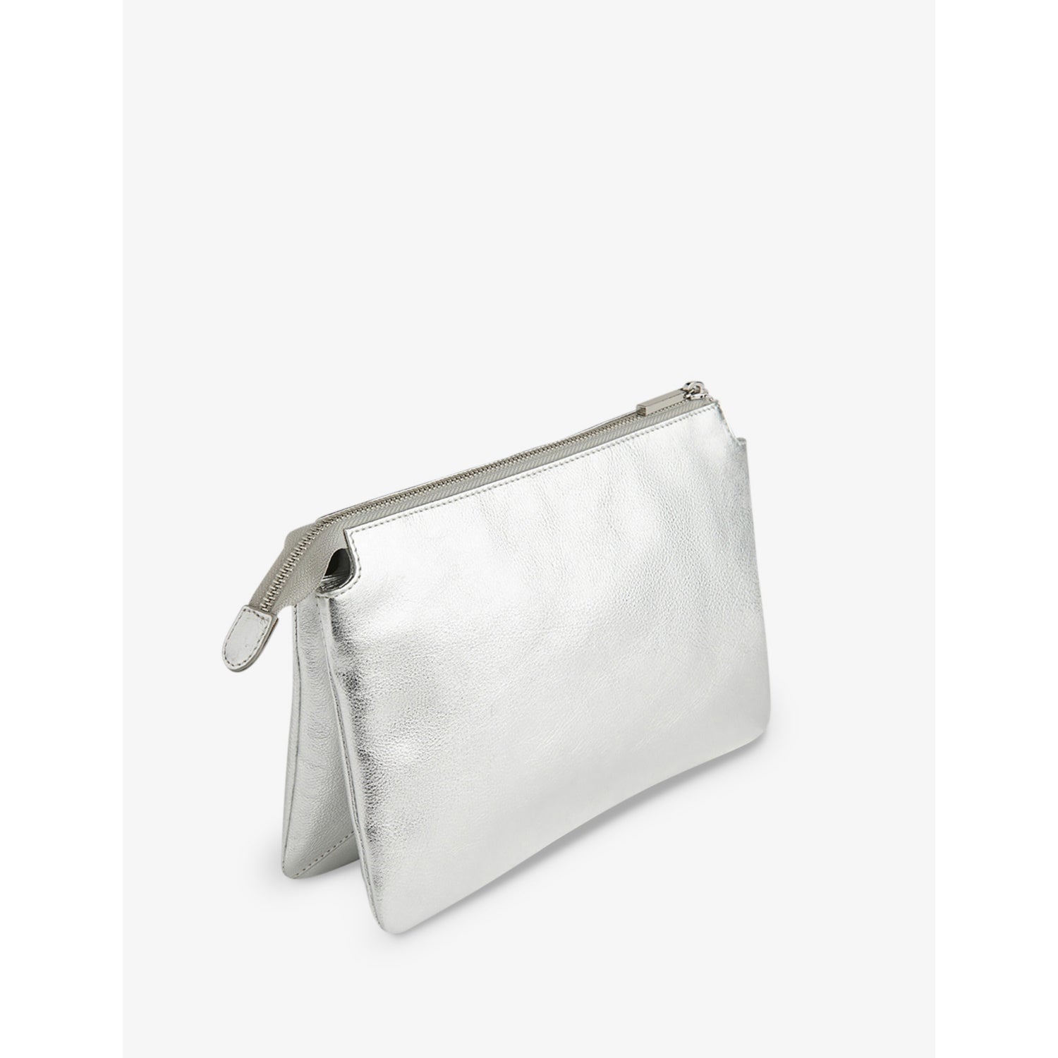 Whistles Elita metallic leather clutch bag - British product