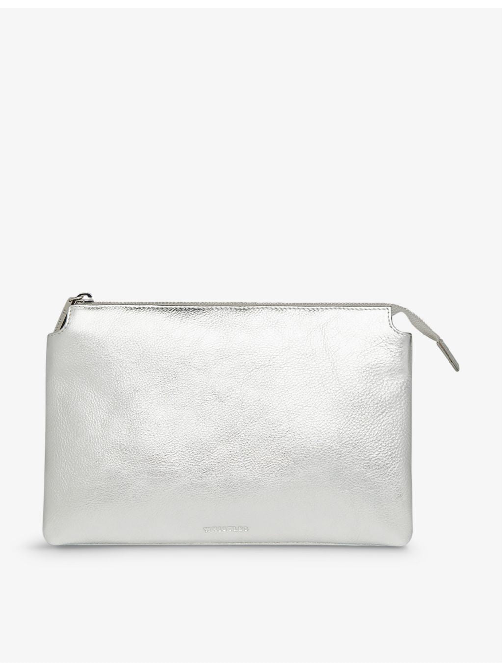 Whistles Elita metallic leather clutch bag - British product