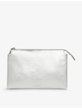 Whistles Elita metallic leather clutch bag - British product