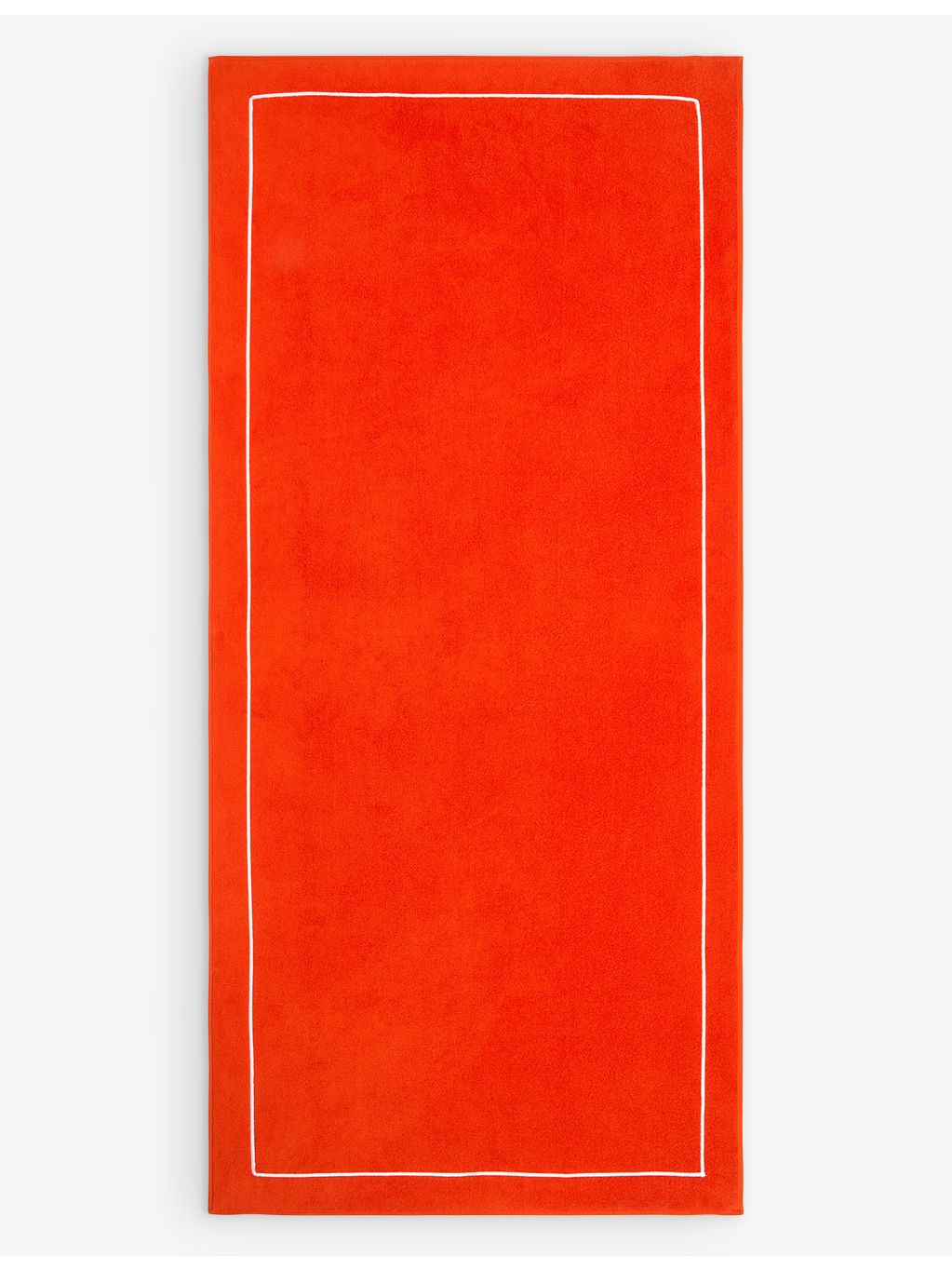 Yves Delorme Croisiere cotton beach towel with border embroidery 92x200cm, imported from the UK