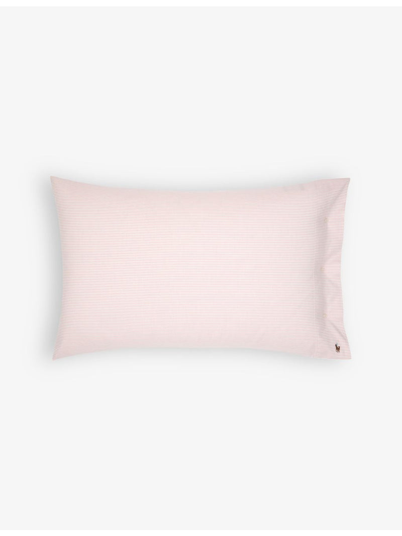 Ralph Lauren Home striped cotton Oxford pillowcase, UK version