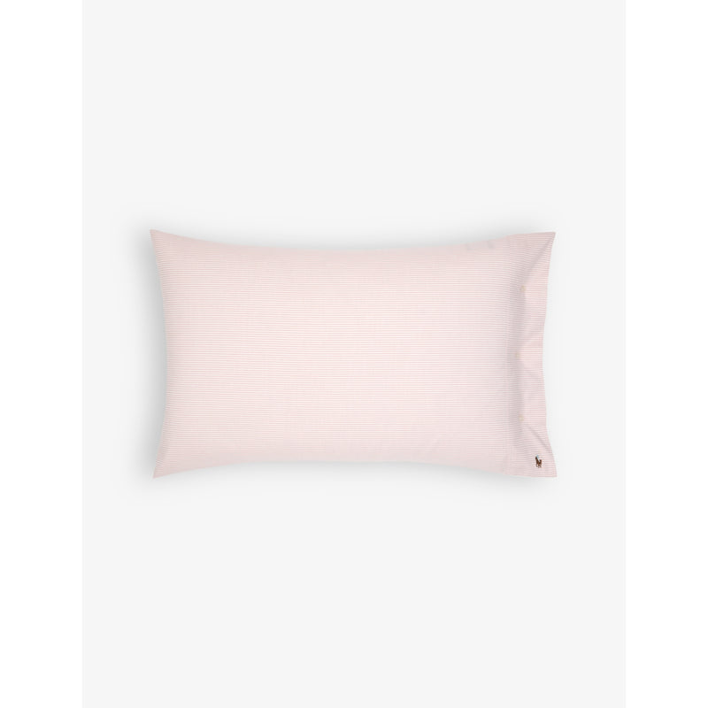 Ralph Lauren Home striped cotton Oxford pillowcase, UK version