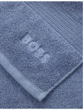 BOSS Loft embroidered cotton towel in various sizes (British brand)
