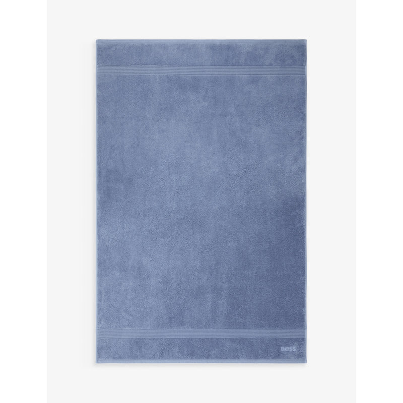 BOSS Loft embroidered cotton towel in various sizes (British brand)