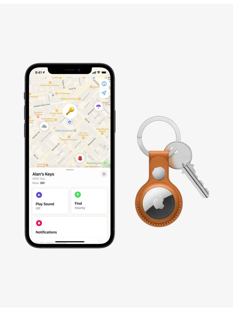 Apple AirTag 4-pack tracking device - British product