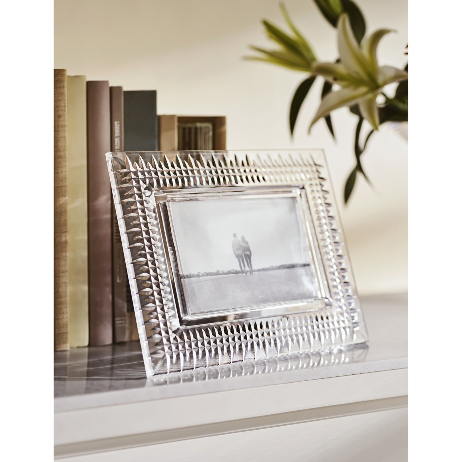 Waterford Lismore Diamond crystal picture frame 10 x 15cm - British product