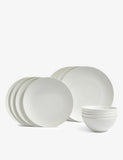 Wedgewood Gio textured bone china dinnerware set 12-piece, UK version